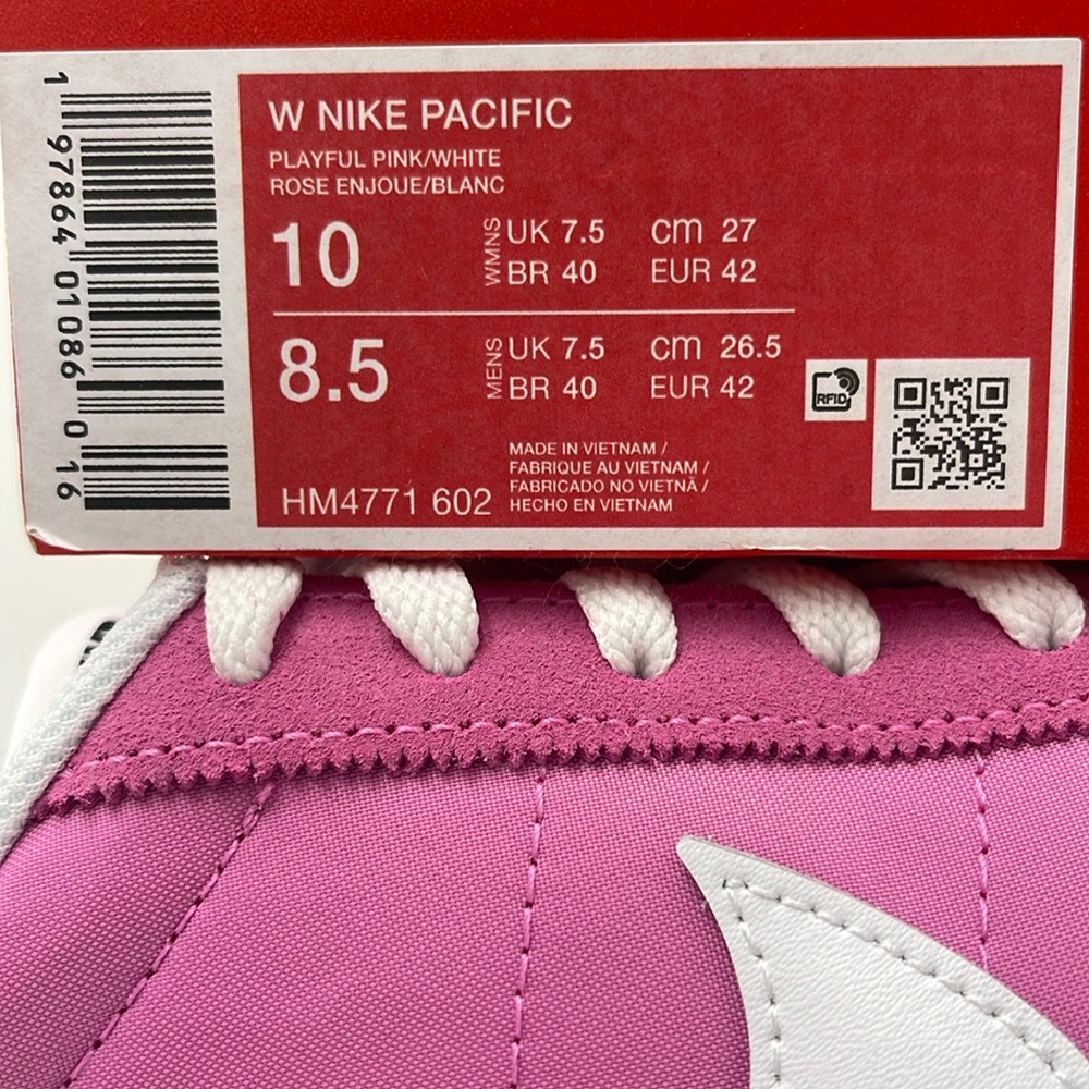Nike WMNS Pacific
Playful Pink/Gum Light
Brown/Safety Orange/White
HM4771-602 - Picture 15 of 16